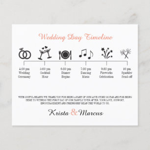 Icon Wedding Timeline Program