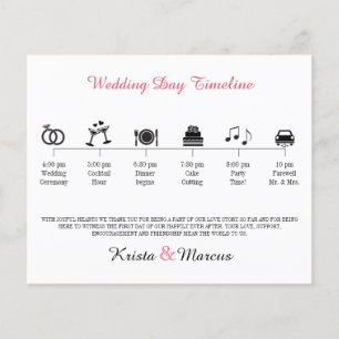 Icon Wedding Timeline Program