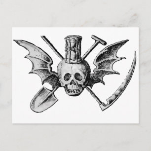 Icones Mortis (detail) Postcard