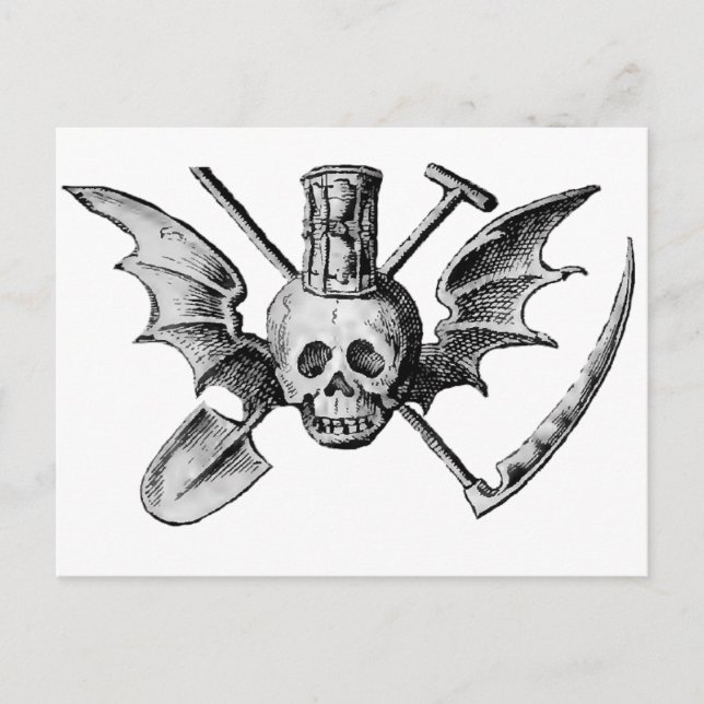 Icones Mortis (detail) Postcard (Front)