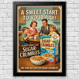 Iconic 1960s Advertising  Poster