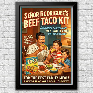 Iconic 1960s Advertising  Poster