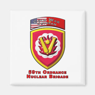 Iconic 59th Ordnance Nuclear Brigade Magnet