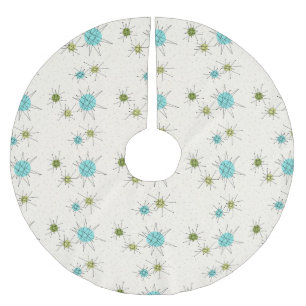 Iconic Atomic Starbursts Christmas Tree Skirt