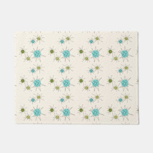 Iconic Atomic Starbursts Door Mat