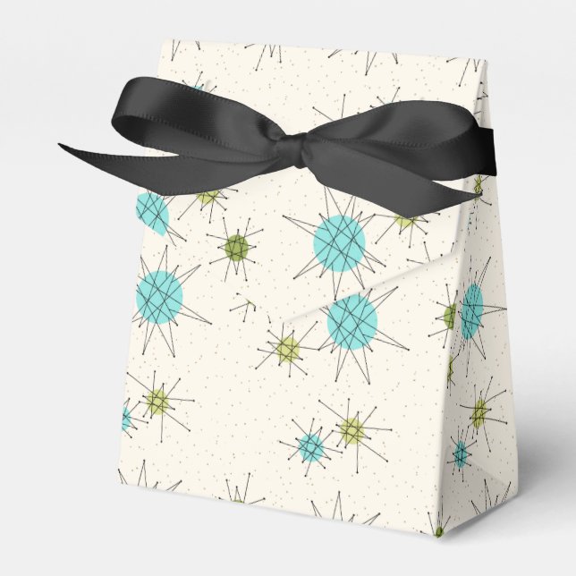 Iconic Atomic Starbursts Favour Box (Front Side)