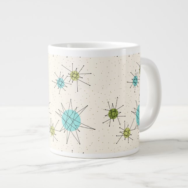 Iconic Atomic Starbursts Jumbo Mug (Front Right)