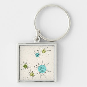Iconic Atomic Starbursts Premium Keychain