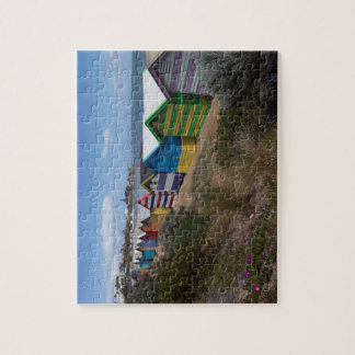 Iconic bathing boxes jigsaw puzzle