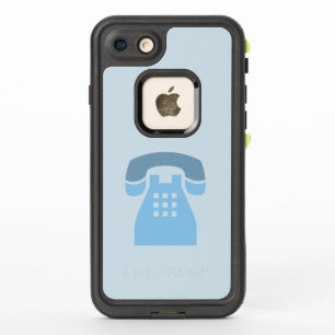 Iconic Blue Retro Phone on any Colour
