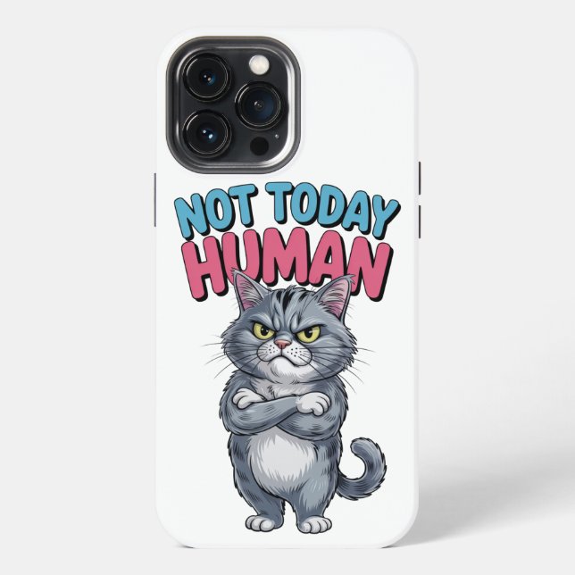 Iconic Catitude Sassy Phone Case (Back)