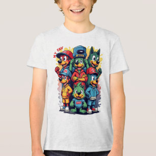 iconic characters Tri-Blend shirt
