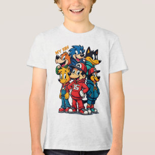 iconic characters Tri-Blend shirt
