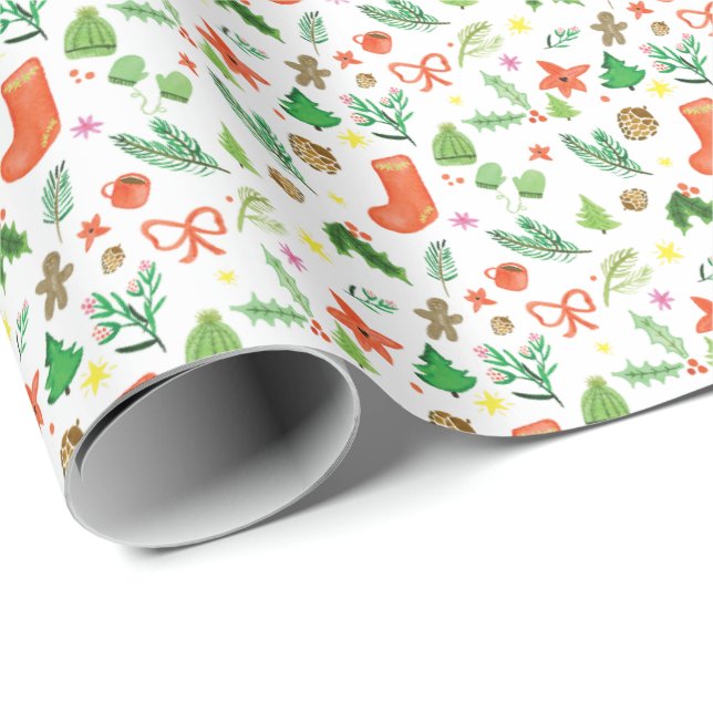 Iconic Christmas Favourite Things Gift Wrap (Roll Corner)