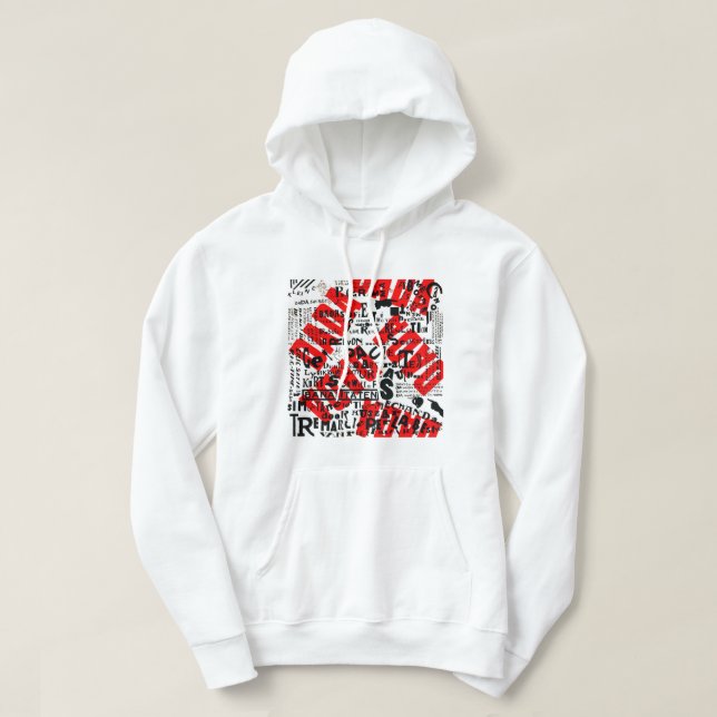 ICONIC DADA ART POSTER HOODIE (Design Front)