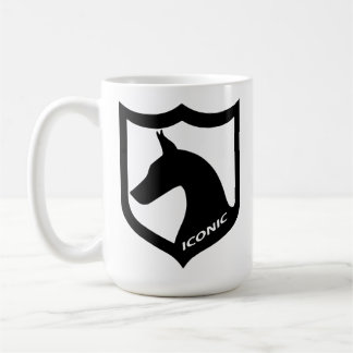 Iconic Dobermans Logo Sticker Coffee Mug