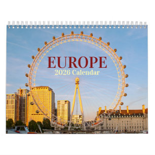 Iconic Europe 2025 Calendar