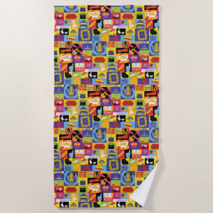 Iconic FRIENDS™ Pattern Beach Towel