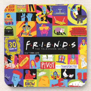 Iconic FRIENDS™ Pattern Coaster
