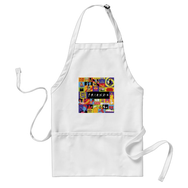 Iconic FRIENDS™ Pattern Standard Apron (Front)