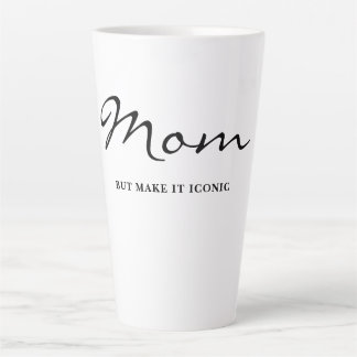 Iconic Fun Witty Cool Mom Latte Mug