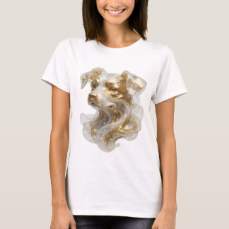 Iconic Gold GOLDEN DOG Graphic Design T-Shirt