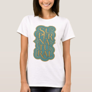 Iconic Gold SUPER NATURAL Print T-Shirt