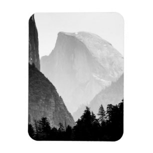Iconic Half Dome Rock Face   Yosemite Valley Magnet