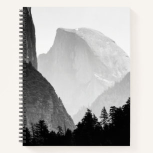 Iconic Half Dome Rock Face   Yosemite Valley Notebook