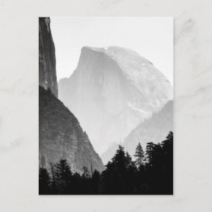 Iconic Half Dome Rock Face   Yosemite Valley Postcard
