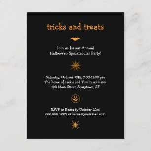 Iconic Halloween Party invitation