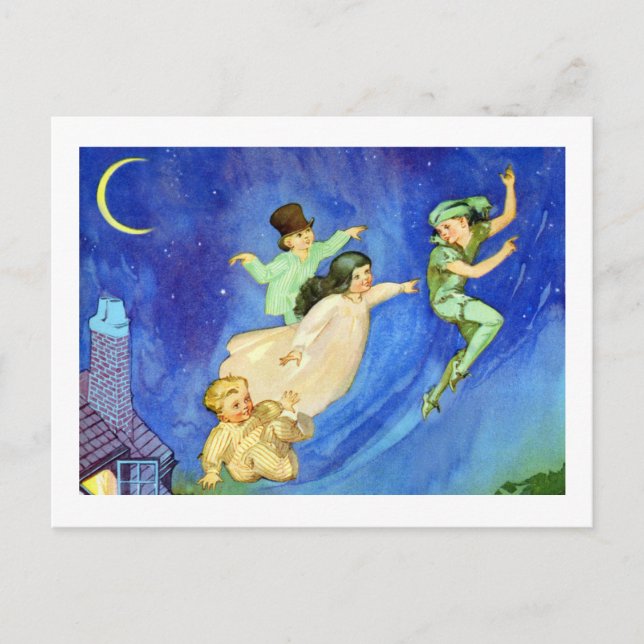 ICONIC IMAGE FROM PETER PAN POSTCARD (Front)
