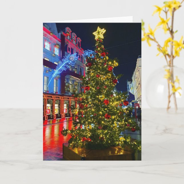 Iconic London - Christmas Card (Yellow Flower)