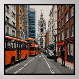 Iconic London  Poster