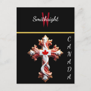 Iconic Maple Elegance Postcard