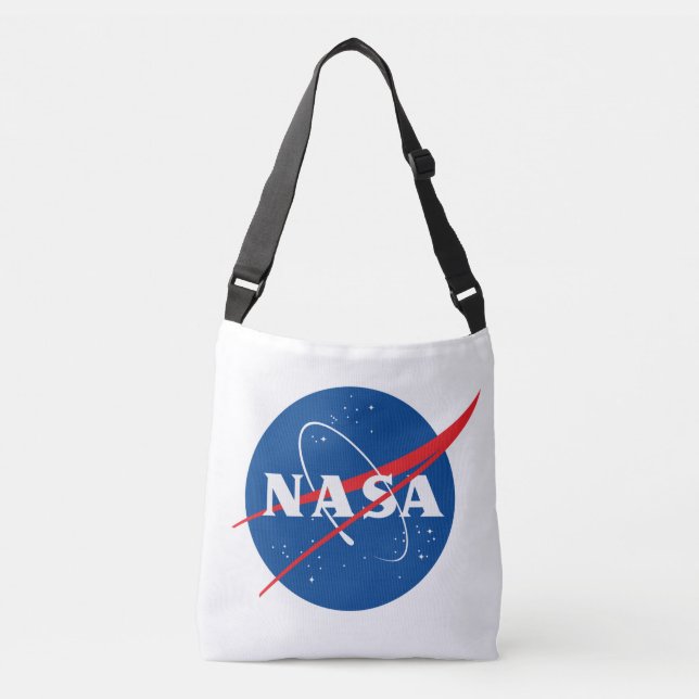 Iconic NASA AOP Cross Body Tote Bag (M/L) (Front)