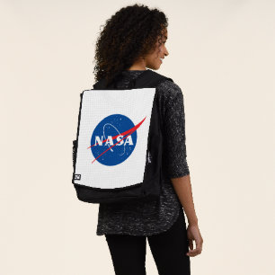 Iconic NASA AOP Rocket White Backpack