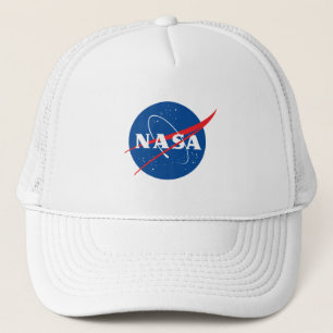 Iconic NASA Baseball Hat (Rocket White)