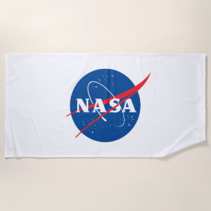 Iconic NASA Beach Towel (Rocket White)