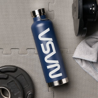 Iconic NASA Circa Night Sky Blue Insulated Water Bottle