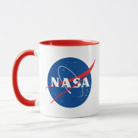 Iconic NASA Comet Red/White Ceramic Mug
