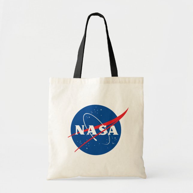 Iconic NASA Eclipse Black Trim Value Tote Bag (Front)