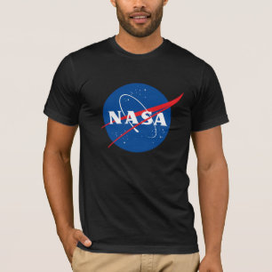 Iconic NASA Fitted Cotton T-Shirt (Eclipse Black)