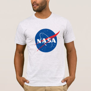 Iconic NASA Fitted Cotton T-Shirt (Mercury Grey)