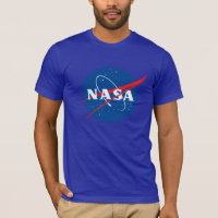 Iconic NASA Fitted Cotton T-Shirt (Nebula Purple)