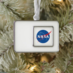 Iconic NASA Framed Holiday Ornament (Square)