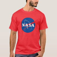 Iconic NASA Heavy Cotton T-Shirt (Comet Red)