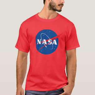 Iconic NASA Heavy Cotton T-Shirt (Comet Red)
