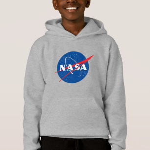 Iconic NASA Kids’ Moon Grey Hoodie (XS–XL)