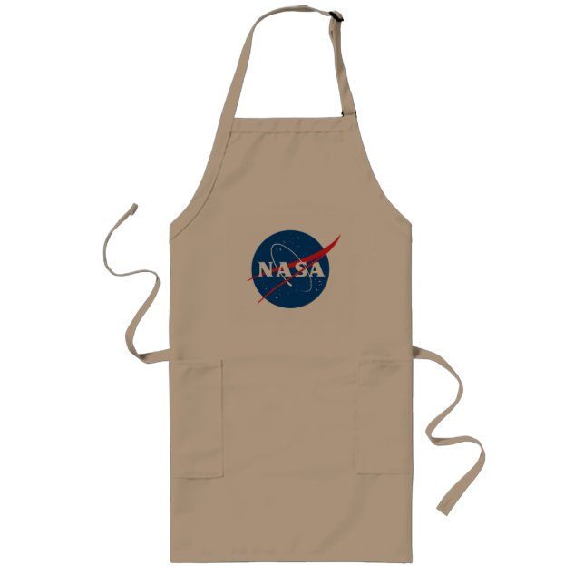 Iconic NASA Long Chef Apron (Jupiter Beige) (Front)